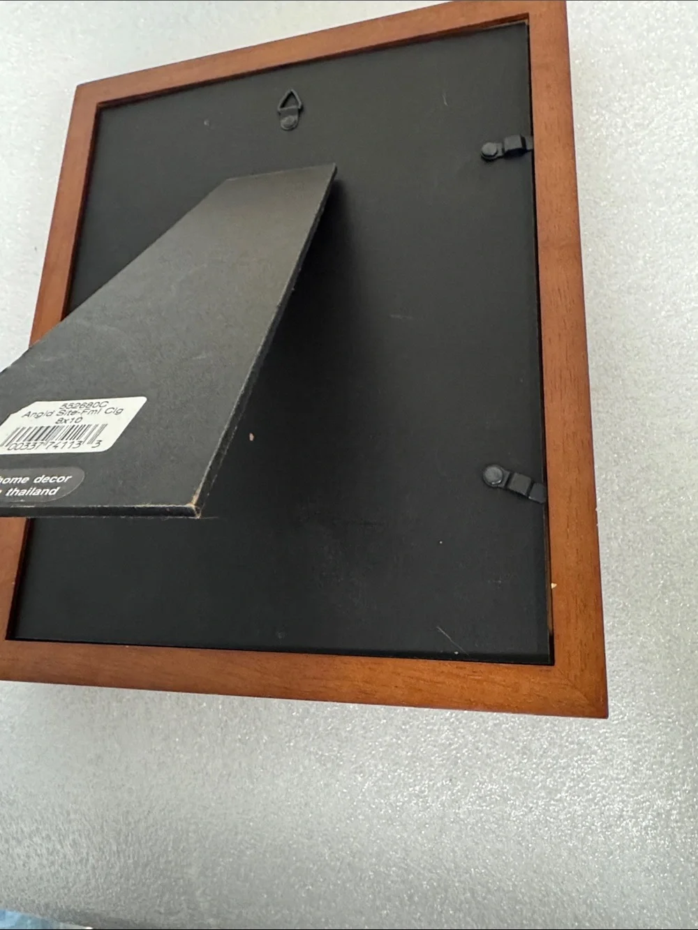 Fetco Wooden Multi-Photo Frame in Warm Brown 8x10 angled frame